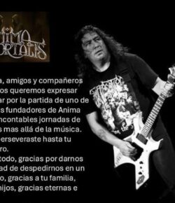 Fallece Alejandro Landeros, fue guitarrista de la banda Anima Inmortalis